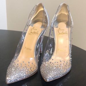 Christian Louboutin Degrastrass 5.5 Silver